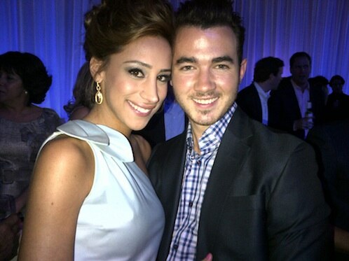 E! Upfront, Jonas and wife