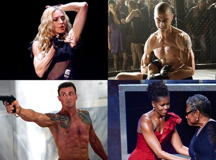 Madonna, Michelle Obama, Matthew Fox, Sylvester Stallone, Muscles