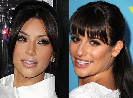 Kim Kardashian, Lea Michele
