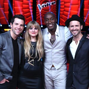 THE VOICE, Chris Mann, Juliet Simms, Jermaine Paul, Tony Lucca