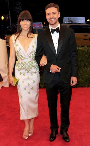 MET Gala, Jessica Biel, Justin Timberlake