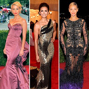 MET Gala, Karolina Kurkova, Rooney Mara, Amber Heard, Nina Dobrev, Beyonce Knowles, and Carey Mulligan