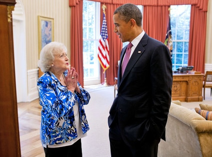 Betty White, Barack Obama