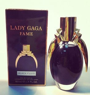 Lady Gaga, Fame Perfume, twit pic