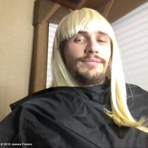 James Franco, WhoSay **please include posted via his WhoSay page" and link to that page.