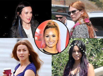 Vanessa Hudgens, January Jones, Julianne Hough, Demi Lovato, Rumer Willis