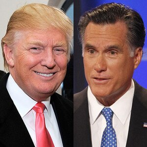Donald Trump, Mitt Romney Donald Trump, Mitt Romney