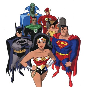 The Justice League cartoon