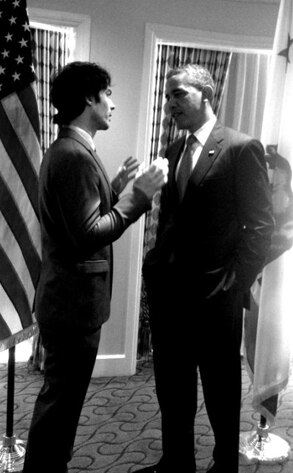 Ian Somerhalder, Barack Obama