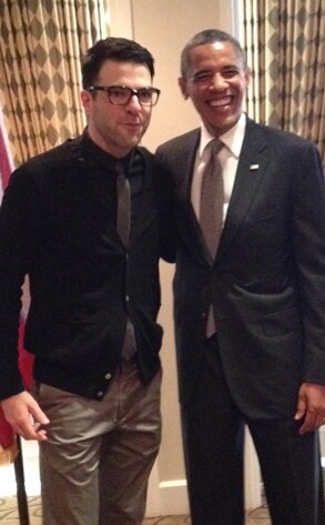 Zachary Quinto, Barack Obama