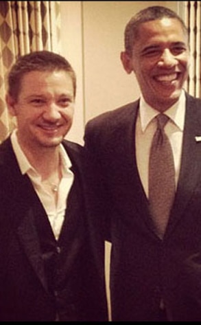 Jeremy Renner, Barack Obama
