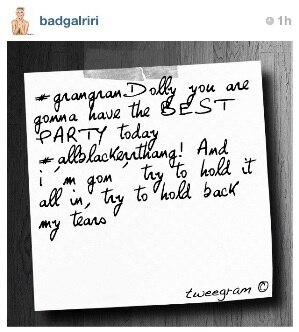 Rihanna. Instagram