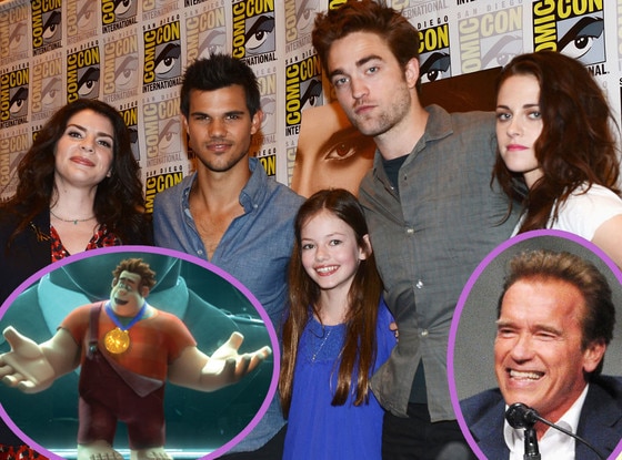 Arnold Schwarzenegger, Robert Pattinson, Kristen Stewart, Wreck it Ralph