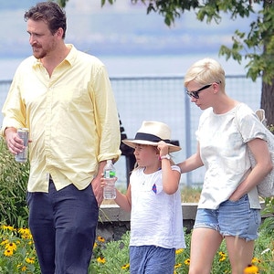 Michelle Williams, Matilda Ledger, Jason Segel Michelle Williams, Matilda Ledger, Jason Segel