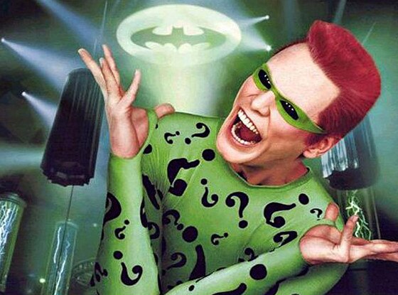 BATMAN FOREVER, Riddler, Jim Carrey