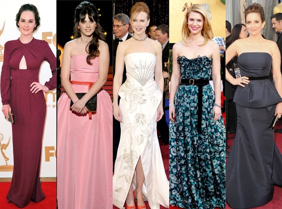 Michelle Dockery, Zooey Deschanel, Nicole Kidman, Claire Danes, Tina Fey
