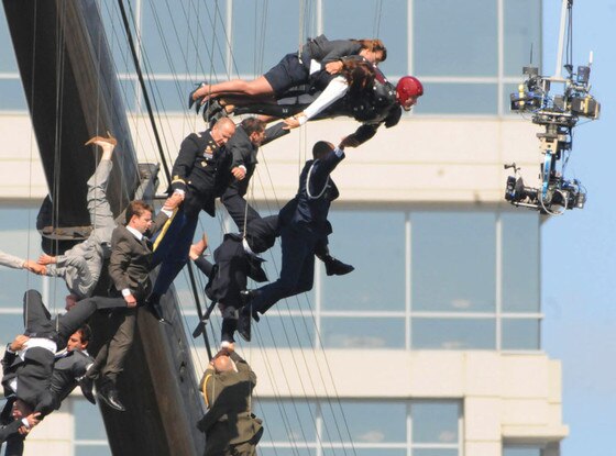 Iron Man 3, Stunts