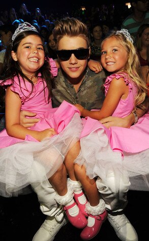 Justin Bieber, Sophia Grace Brownlee, Rosie McClelland, Teen Choice Awards