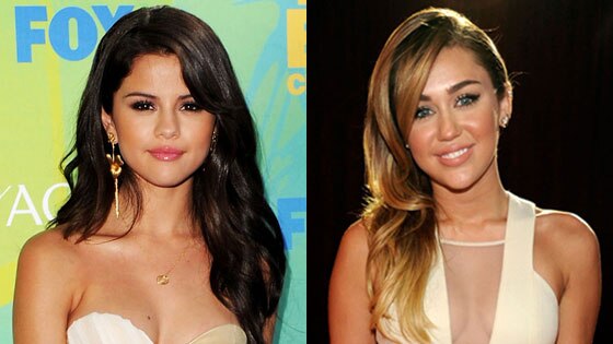 Selena Gomez, Miley Cyrus