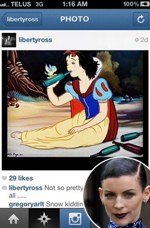 Liberty Ross, Instagram