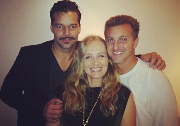 Ricky Martin, Angélica, Luciano Huck