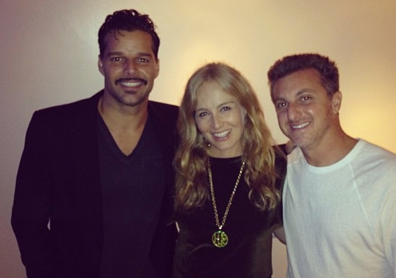 Ricky Martin, Angélica, Luciano Huck