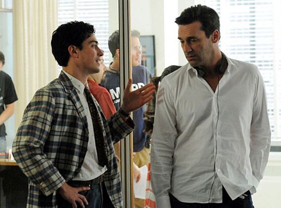 Ben Feldman, Jon Hamm, Mad Men Behind the Scenes Ben Feldman, Jon Hamm, Mad Men Behind the Scenes