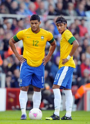 Neymar, Hulk, seleção brasileira