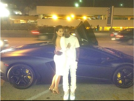 Kim Kardashian, Kanye West, Instagram