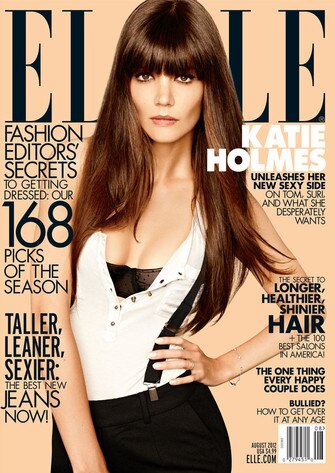 Katie Holmes, July Elle Magazine