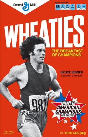 Olympics in Pop Culture, Bruce Jenner, Wheaties box
