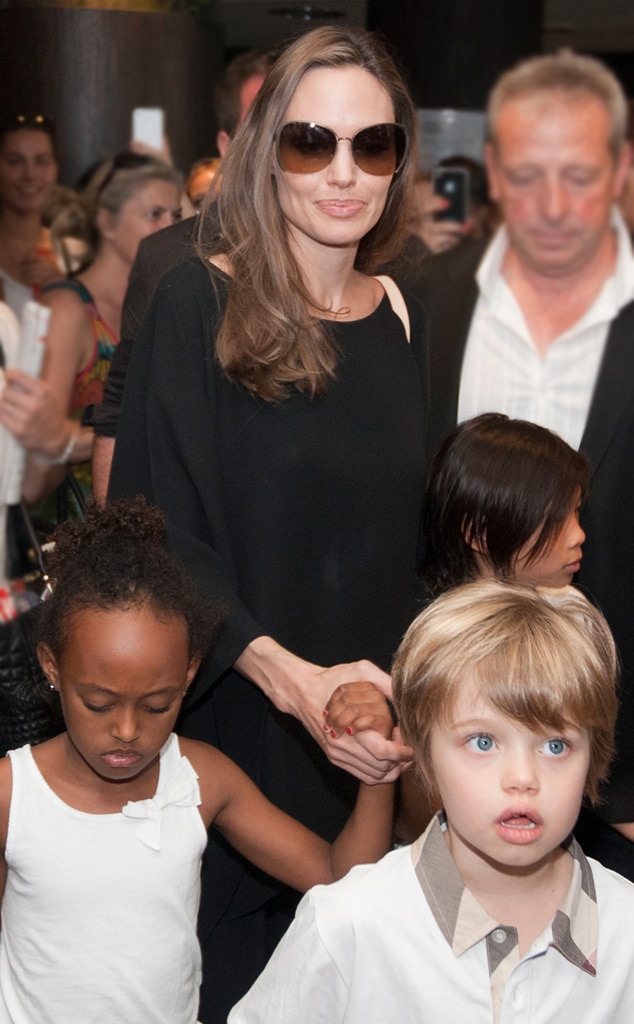 Angelina Jolie, Shiloh Jolie-Pitt, Zahara Jolie-Pitt and Pax Thien Jolie-Pitt Angelina Jolie, Shiloh Jolie-Pitt, Zahara Jolie-Pitt and Pax Thien Jolie-Pitt