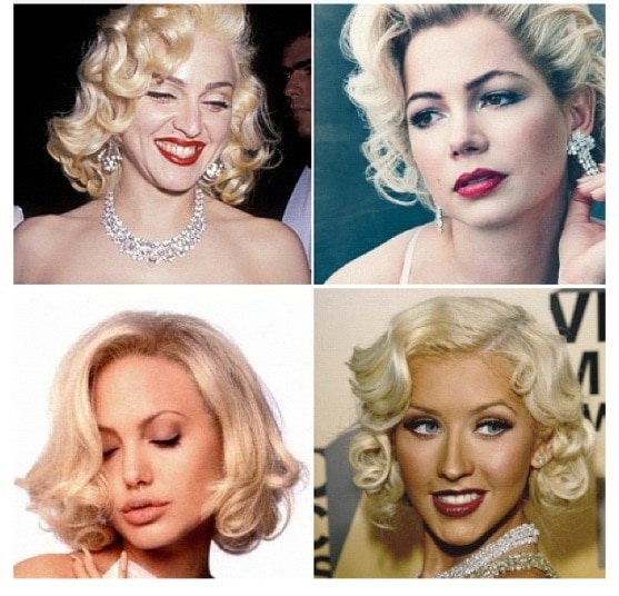 Marilyn Monroe, famosas