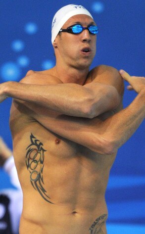 Olympic Rings Tattoos, Alain Bernard