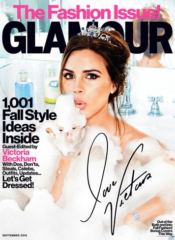 Victoria Beckham, Glamour, September cover