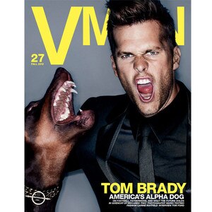 Tom Brady, V Man Cover