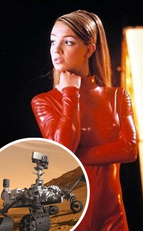 Britney Spears, Mars Rover Curiosity