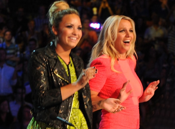 Britney Spears, Demi Lovato, X Factor