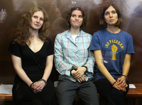 Pussy Riot, Nadezhda Tolokonnikova, Maria Alyokhina, Yekaterina Samutsevich Pussy Riot, Nadezhda Tolokonnikova, Maria Alyokhina, Yekaterina Samutsevich