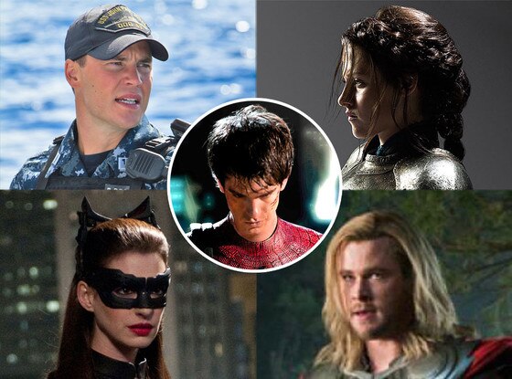 Battleship, Snow White and the Huntsman, Spiderman, The Avengers, The Dark Knight Rises