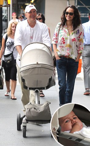 Bruce Willis, Emma Hemming, Mabel