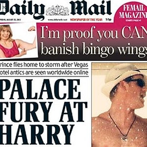 Prince Harry, Daily Mail