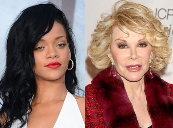Rihanna, Joan Rivers