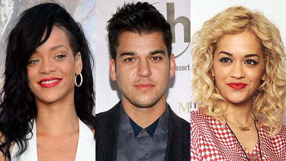 Rihanna, Rob Kardashian, Rita Ora