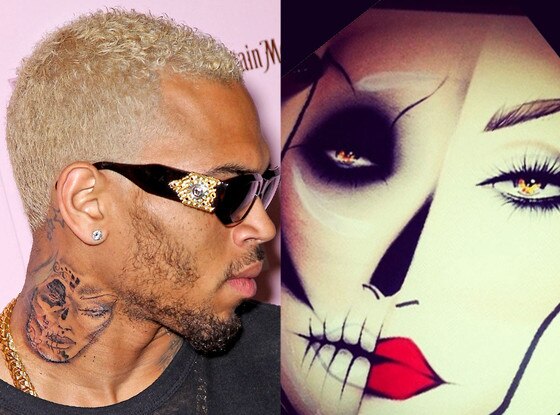 Chris Brown Tattoo, Drawing