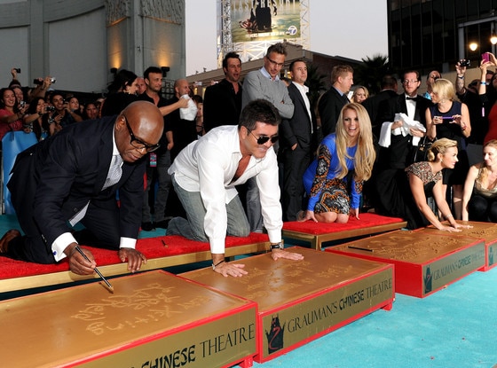 L.A. Reid, Simon Cowell, Britney Spears, Demi Lovato
