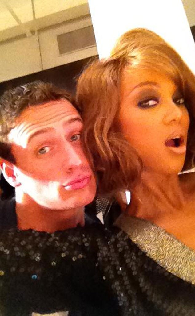 Ryan Lochte, Tyra Banks, Twit Pic Ryan Lochte, Tyra Banks, Twit Pic