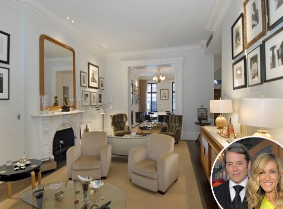 Matthew Broderick, Sarah Jessica Parker, New York Townhouse