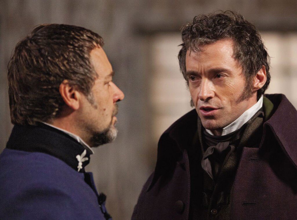 Russell Crowe, Hugh Jackman, Les Miserables