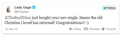 Lady Gaga tweet
